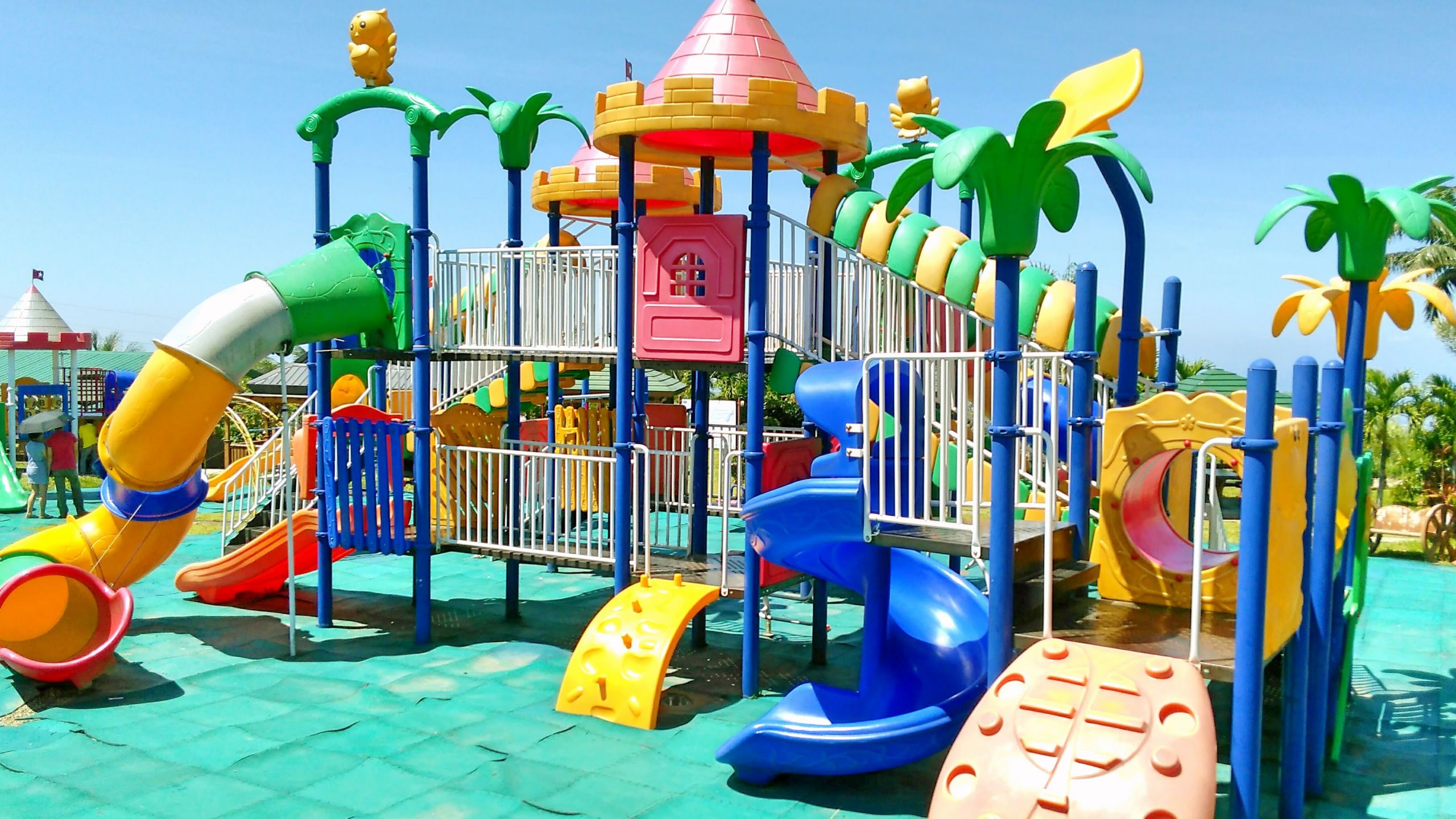 Outdoor Playground For Kids
 Free photo Playground Blue Children Green Free