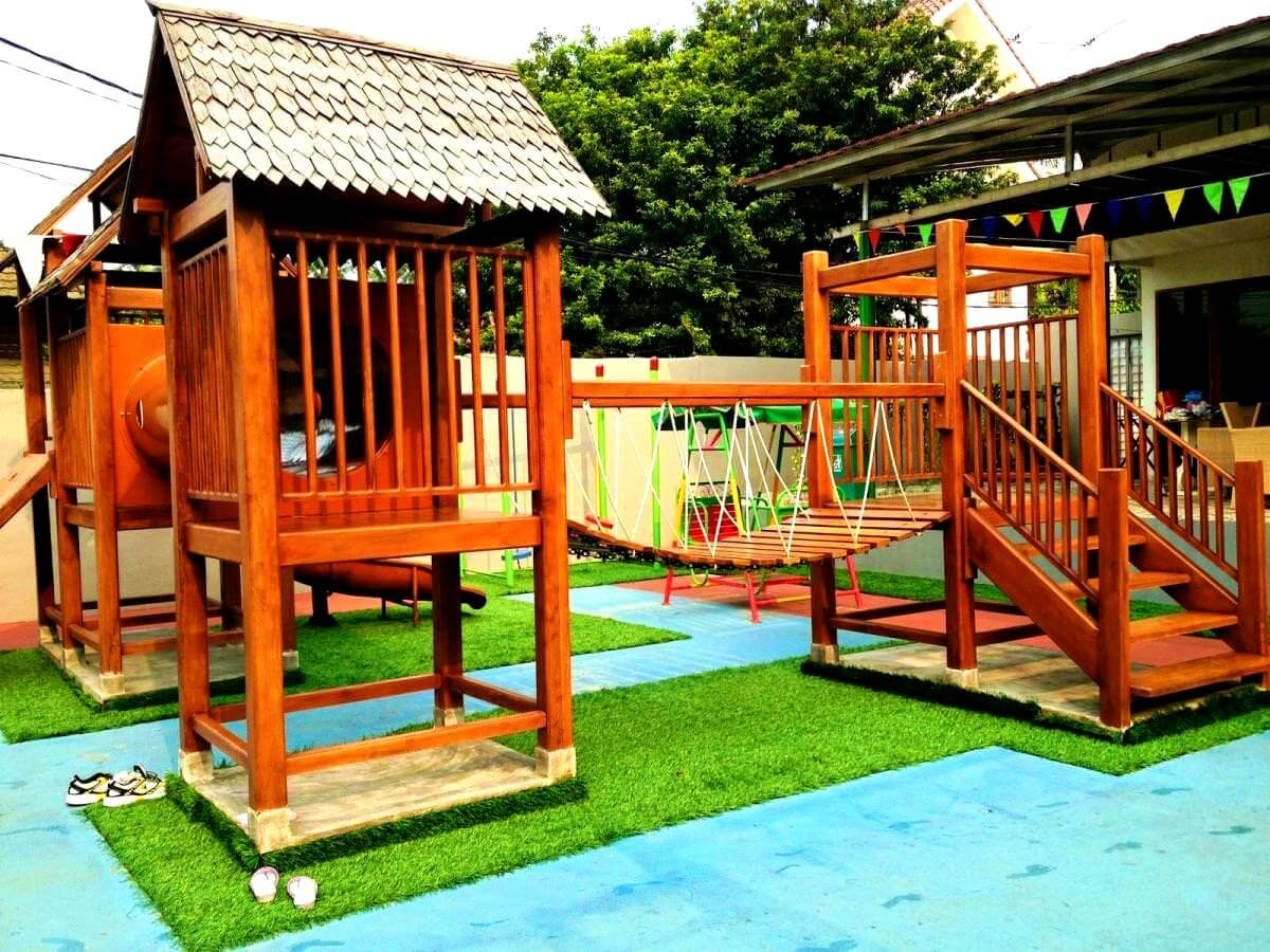 Outdoor Playground For Kids
 Best 35 Kids Home Playground Ideas AllstateLogHomes