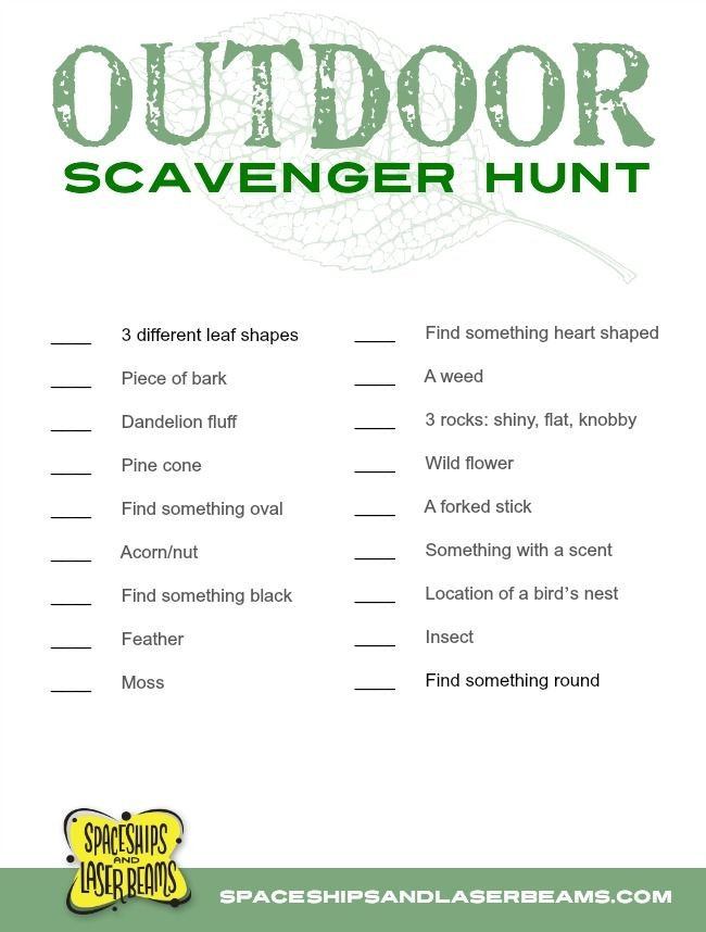 Outdoor Scavenger Hunt For Kids
 Best 25 Kid scavenger hunts ideas on Pinterest