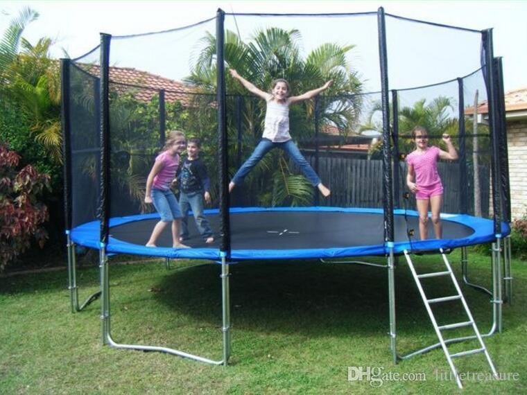 Outdoor Trampoline For Kids
 10ft Sport Trampoline Adult Fitness Equipments Exercise