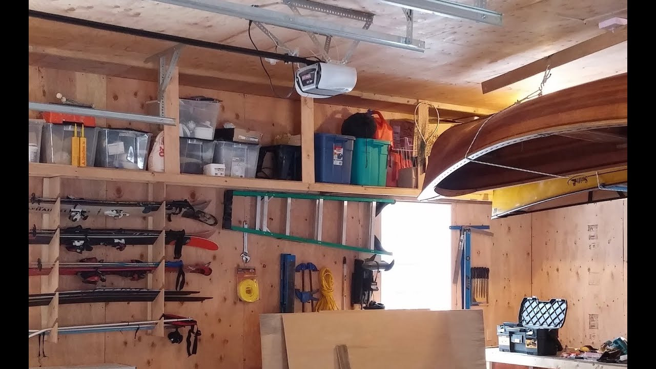 Overhead Garage Organization
 How to Build Overhead Garage Shelves for Overhead Garage