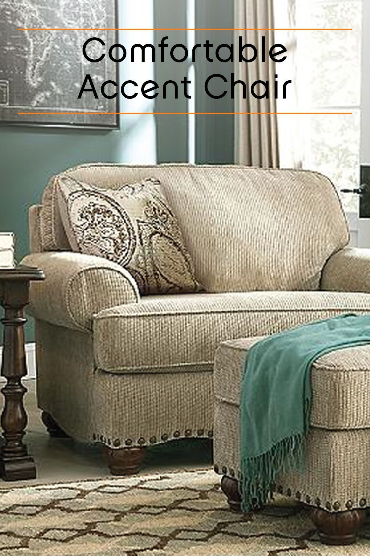 Oversized Chair For Living Room
 This oversized accent chair is a roomy and stylish way to