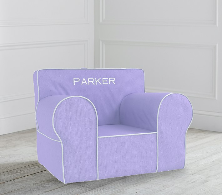 Oversized Kids Chair
 Oversized Lavender with White Pipe Anywhere Chair