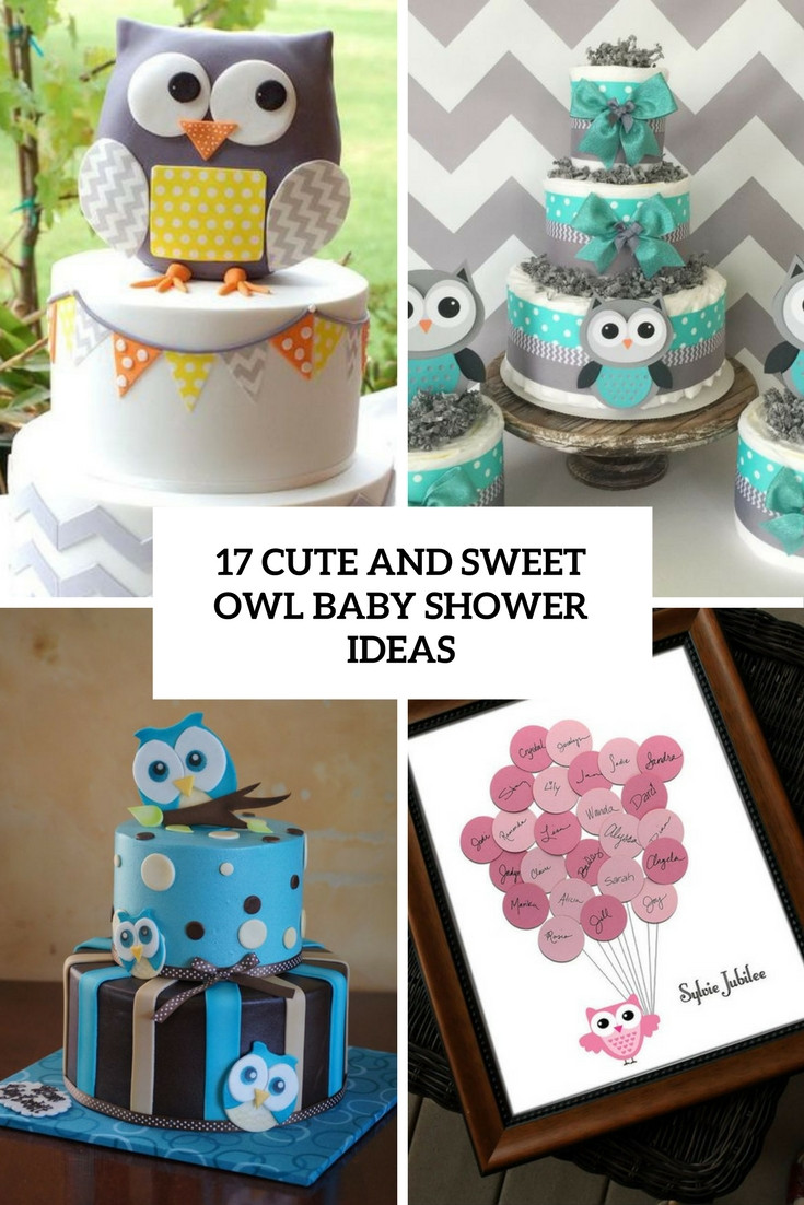 Owl Baby Shower Decor
 17 Cute And Sweet Owl Baby Shower Ideas Shelterness