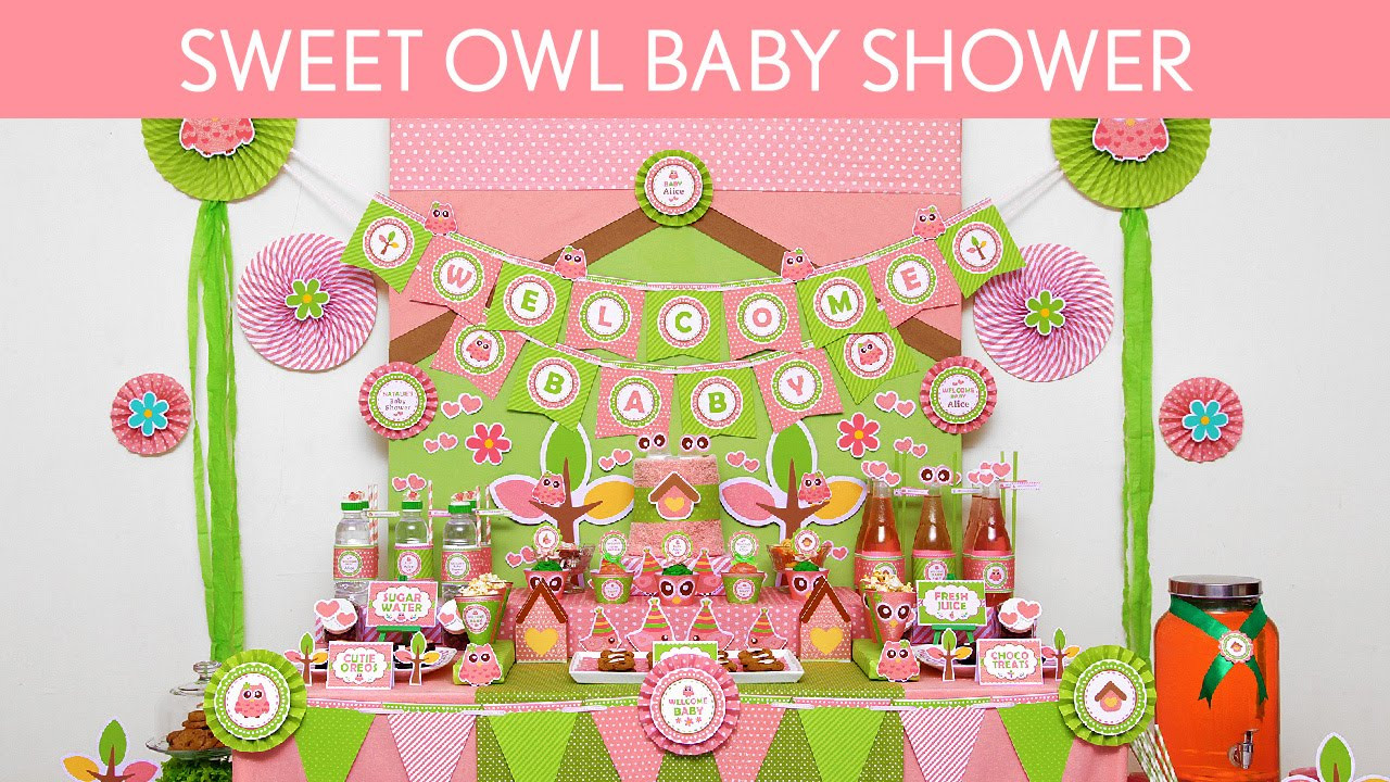 Owl Baby Shower Decor
 Sweet Owl Baby Shower Ideas Sweet Owl S41