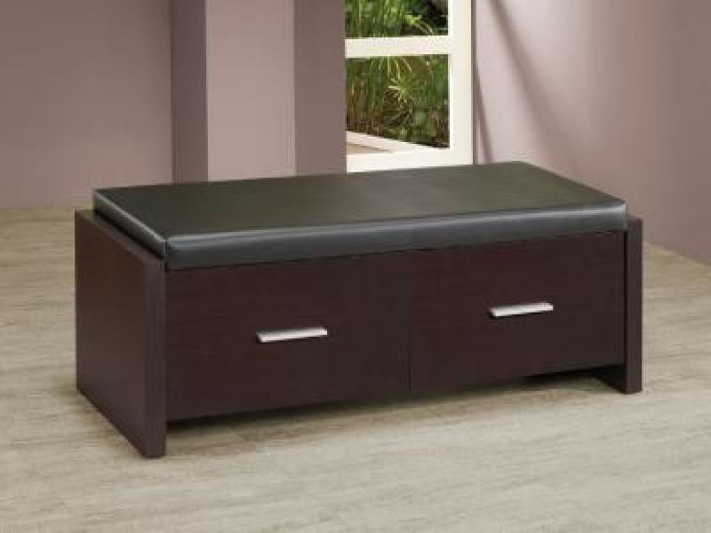 Padded Bench Seat With Storage
 2 drawer storage bench with padded seat