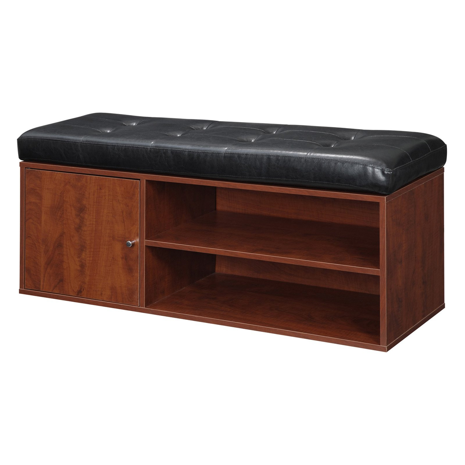 Padded Bench Seat With Storage
 Liberty Upholstered Padded Seat Storage Bench Black Cherry