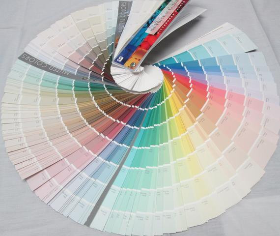 Paint Color Fan Deck
 AB74 300 Page Paint Color Sample Swatch Fan Deck