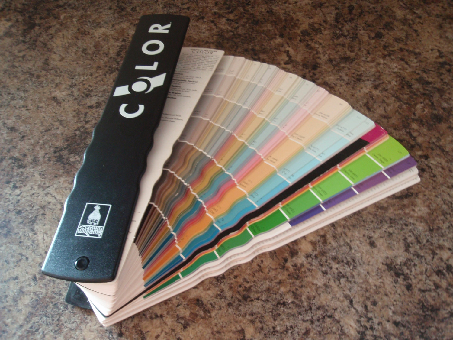 Paint Color Fan Deck
 2001 Sherwin Williams Paint Color Fan Deck Crafting Supplies