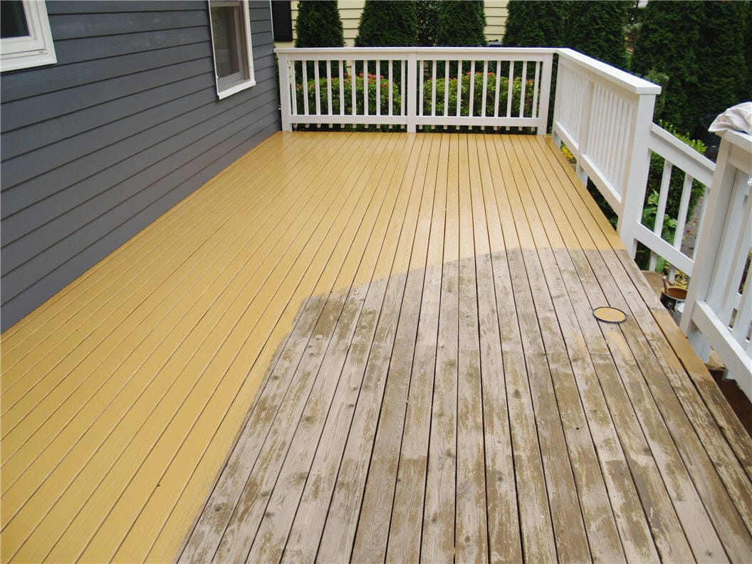 Paint Or Stain Deck
 How to Stain a Deck Tutorial & Cost Guide