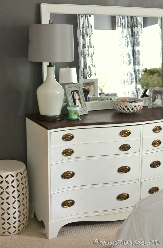 Painting Bedroom Furniture Beautiful Painted Dresser and Mirror Makeover Master Bedroom Furniture