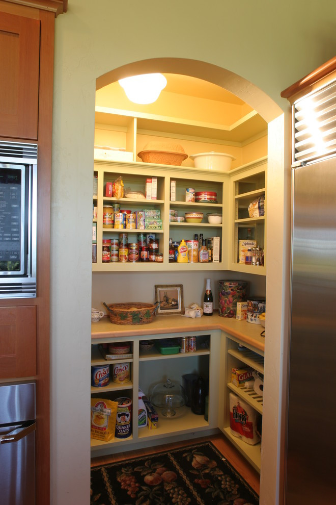 Pantry Designs For Small Kitchens
 Small kitchen open pantry must have for all downsized