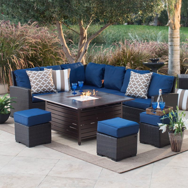 Patio Set With Fire Pit
 25 Fire Pit Ideas to Up Your Outdoor Living Game [with