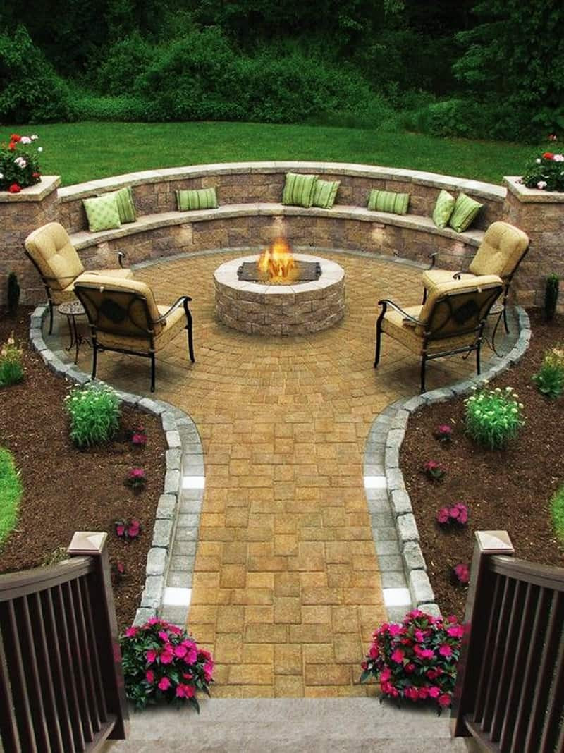 Patio With Fire Pit Ideas
 Best Outdoor Fire Pit Ideas to Have the Ultimate Backyard