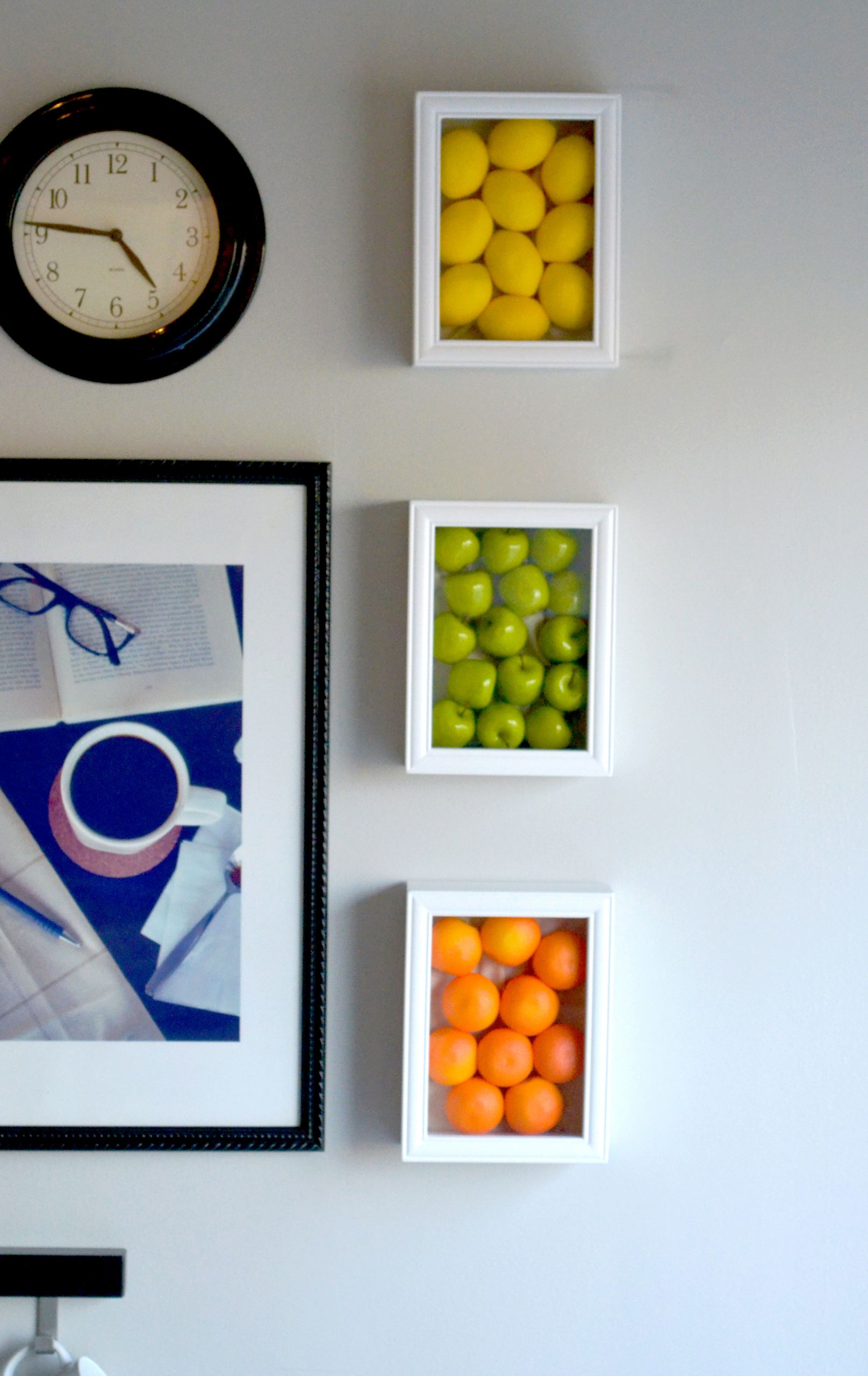 Pictures For The Kitchen Walls
 Colorful Kitchen Wall Art With Fake Fruits