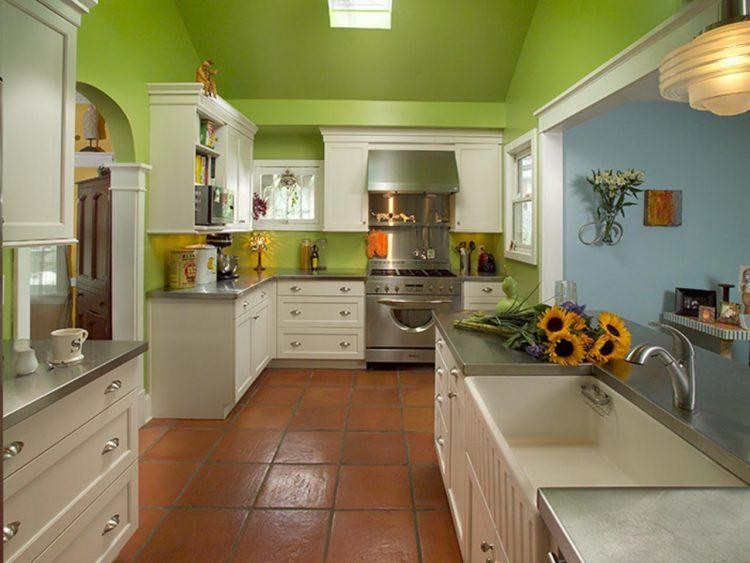 Pictures For The Kitchen Walls
 10 Beautiful Kitchens with Green Walls