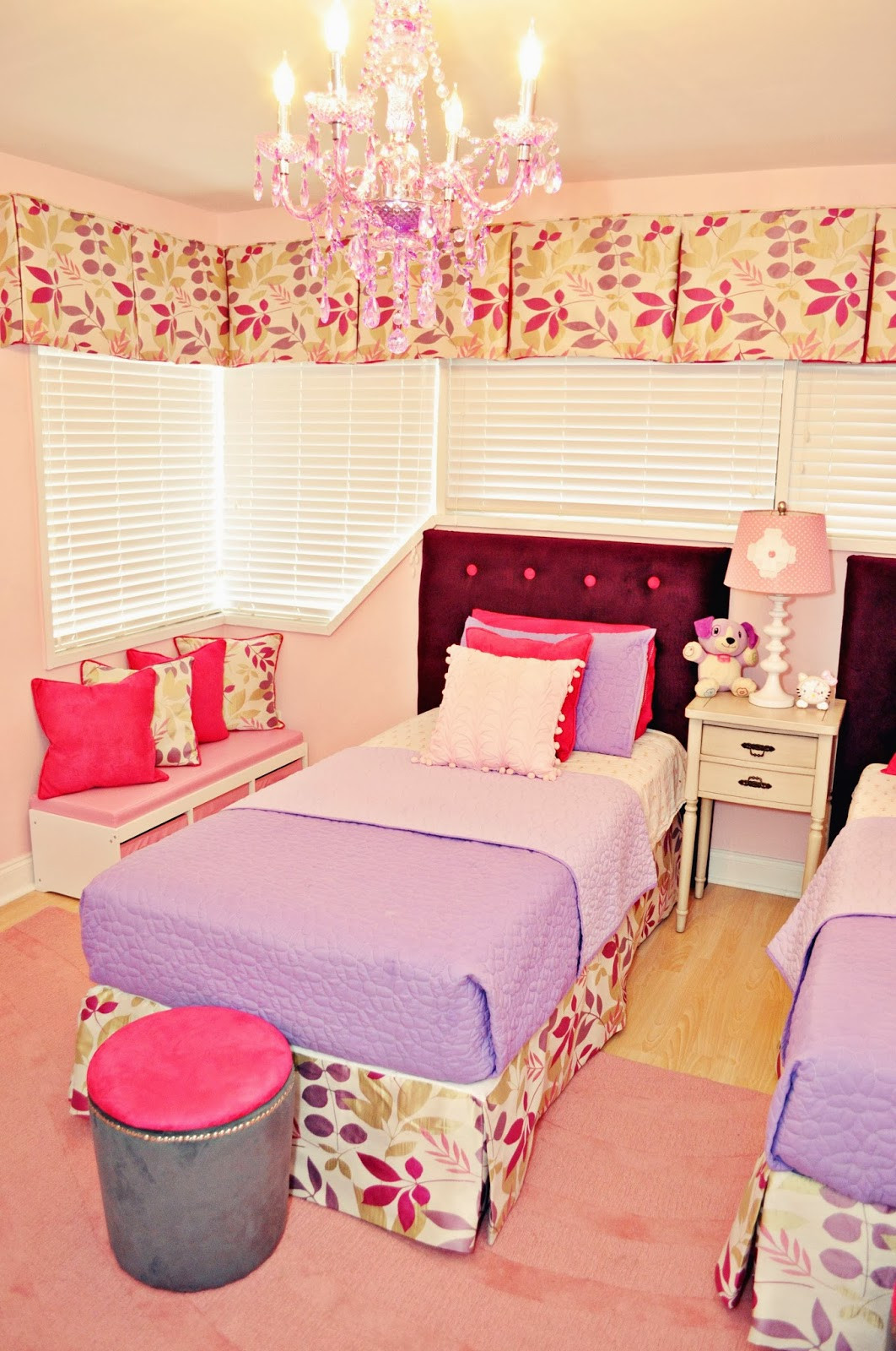 Pink And Purple Kids Room
 Live Laugh Decorate Pink Meets Purple in Our Kids Room Reveal