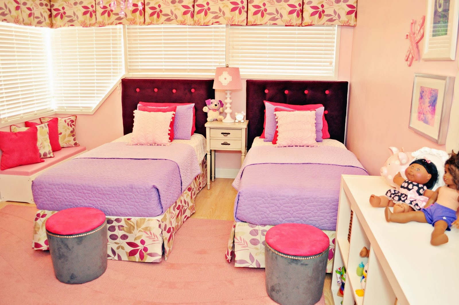 Pink And Purple Kids Room
 Live Laugh Decorate Pink Meets Purple in Our Kids Room Reveal