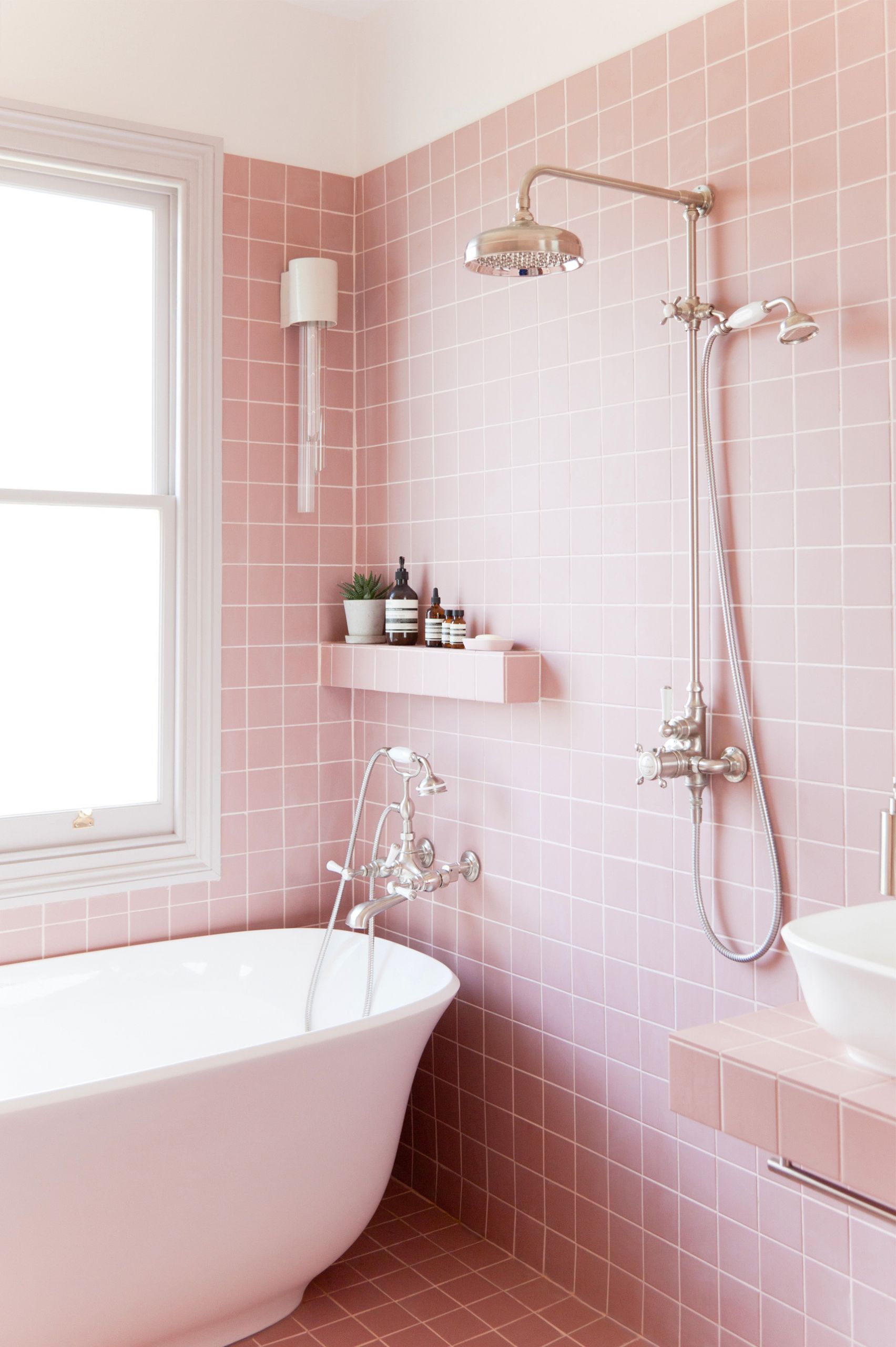 Pink Bathroom Decor
 2LG Studio Our dream pink bathroom design – revealed