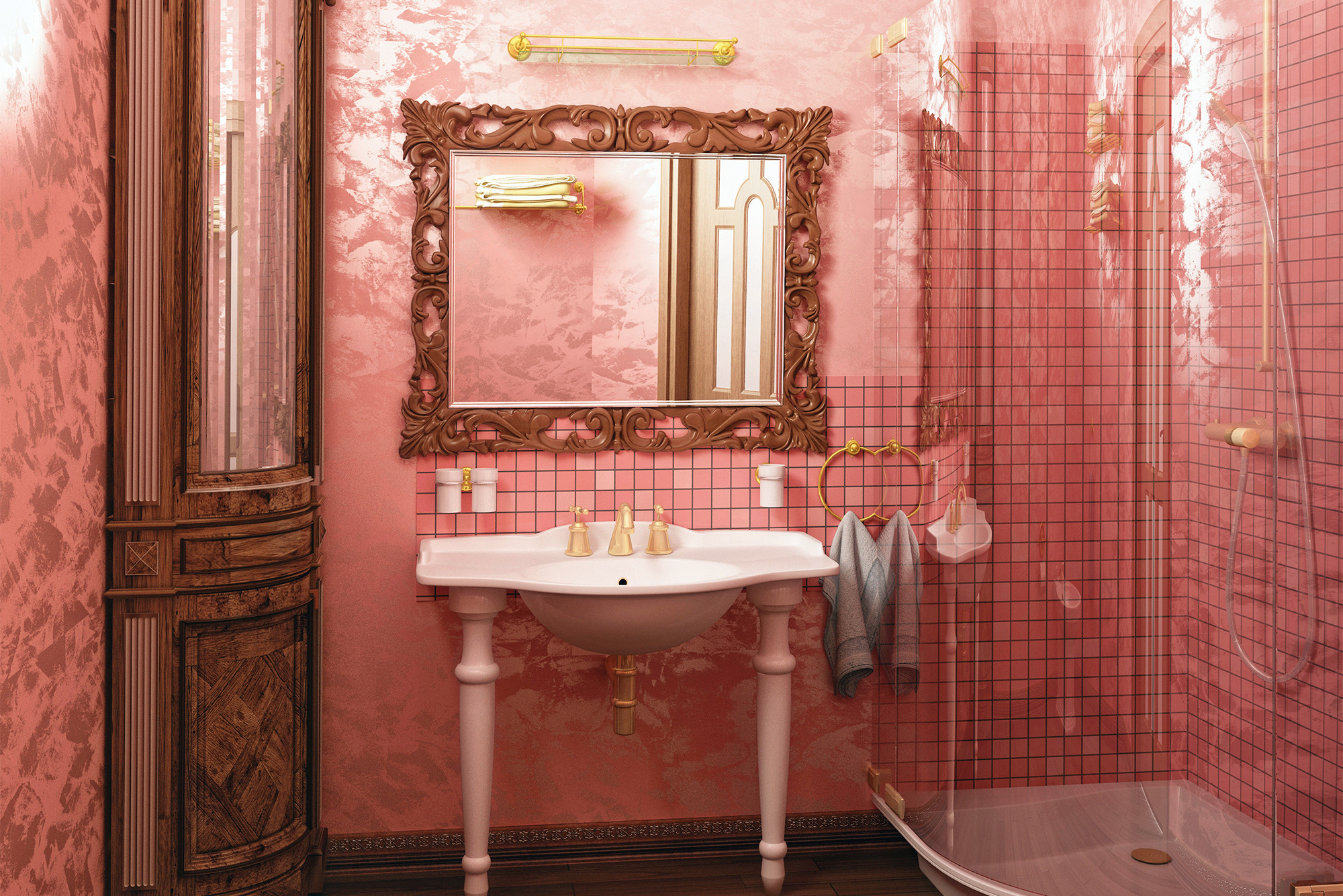 Pink Bathroom Decor
 Pink Bathrooms Fan Site Aims to Preserve 50s Decor
