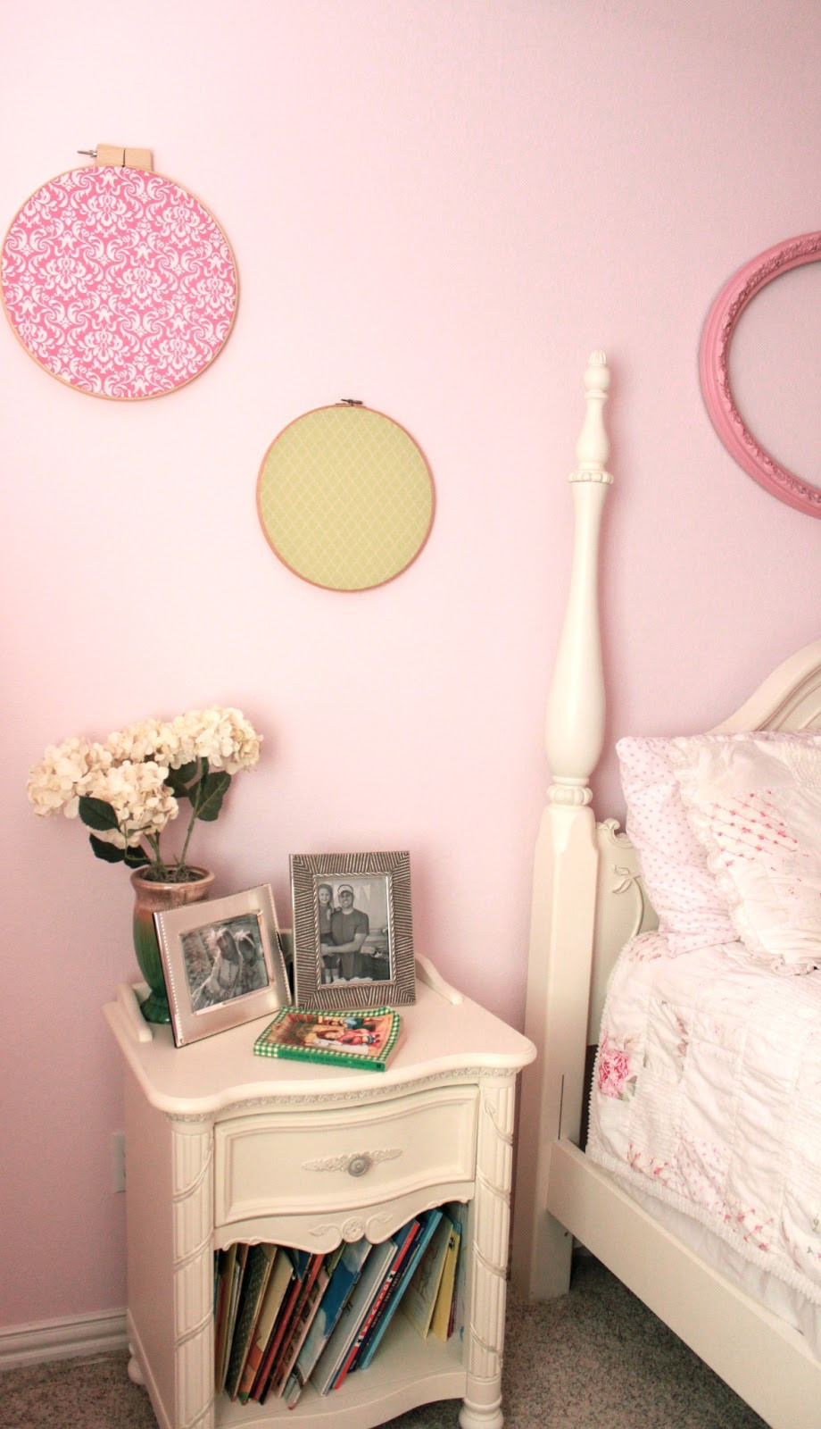 Pink Shabby Chic Bedroom
 Crafty Texas Girls Pretty in Pink Shabby Chic Bedroom
