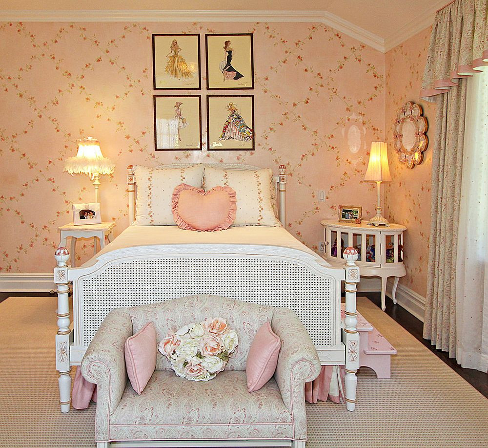 Pink Shabby Chic Bedroom
 30 Creative and Trendy Shabby Chic Kids’ Rooms