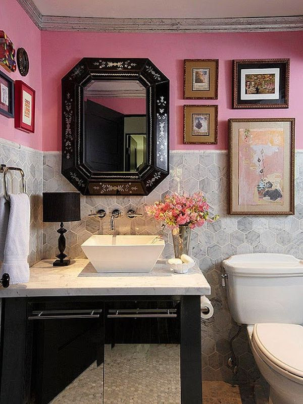 Pink Tile Bathroom Decorating Ideas
 How To Decorate A Pink Bathroom