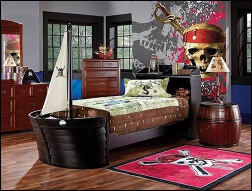 Pirate Bedroom Decor
 Decorating theme bedrooms Maries Manor pirate bedroom