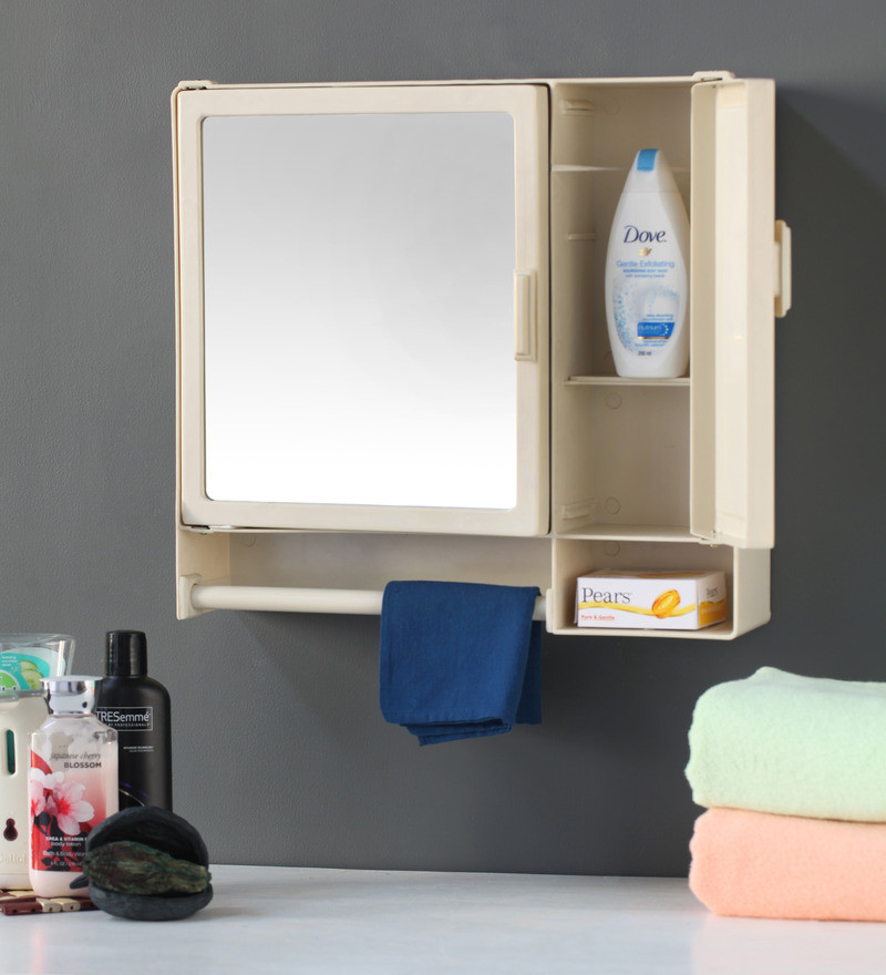 Plastic Bathroom Cabinet
 Buy FesnoKing Bathroom Cabinet in Cream by CasaCraft