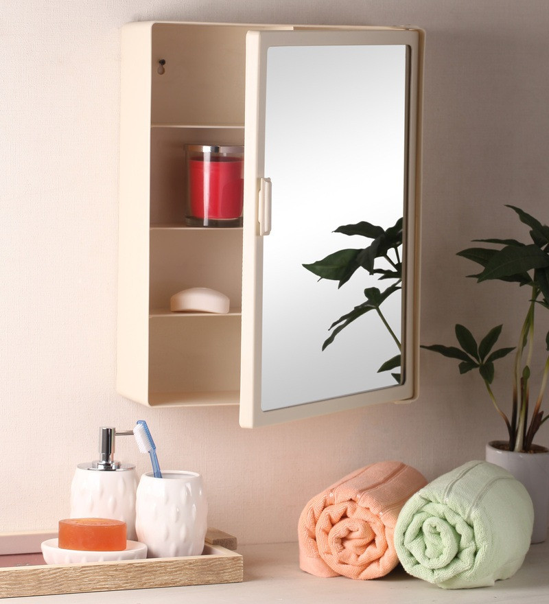 Plastic Bathroom Cabinet
 Buy Single Door Plastic Bathroom Cabinet With Mirror