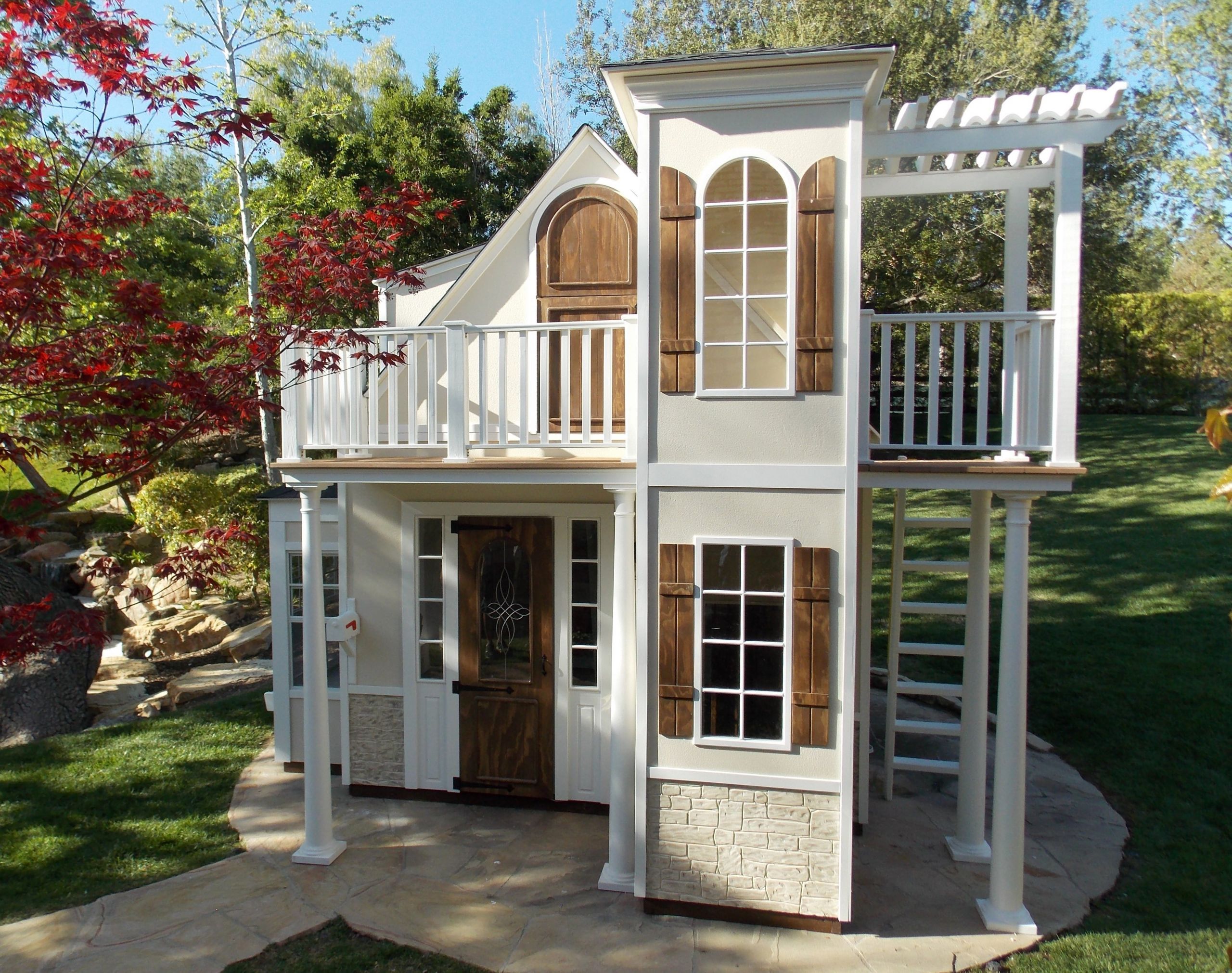 Play House For Kids Outdoor
 Childrens Custom Playhouses DIY Playhouse Plans