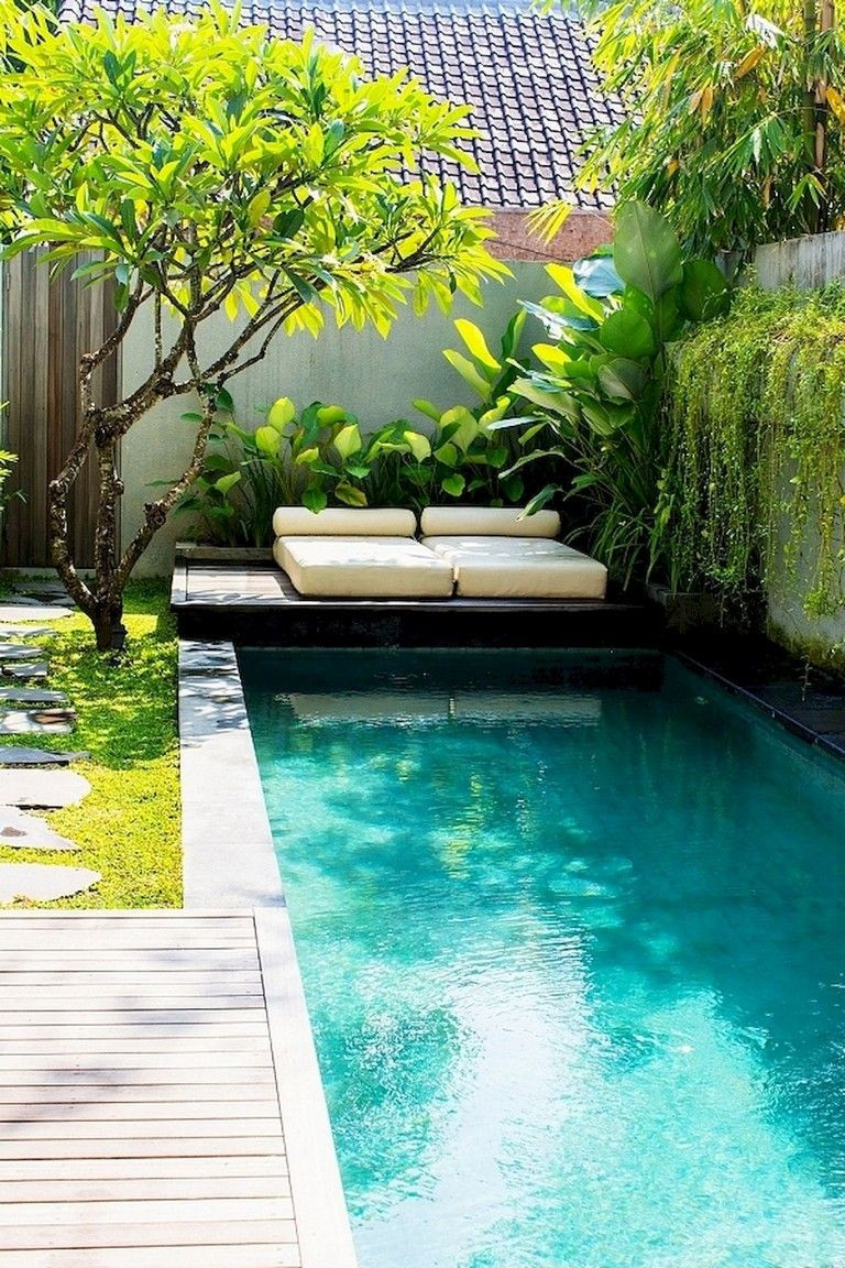 Pool Backyard Ideas
 35 Small Backyard Swimming Pool Designs Ideas You ll Love