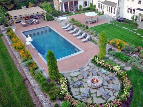 Pool Landscapes Designs
 Top 40 Best Pool Landscaping Ideas Aesthetic Outdoor