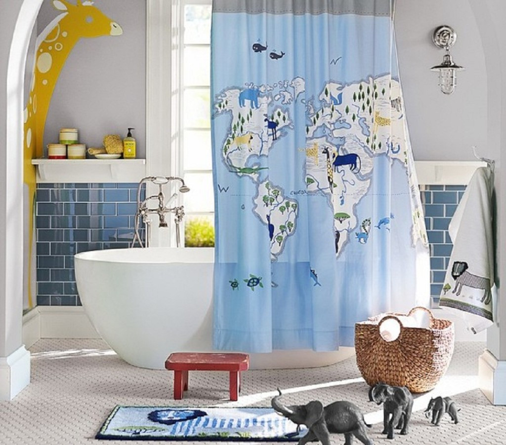 Pottery Barn Kids Bathroom
 Unique Shower Curtains Reflect Your Own Sense