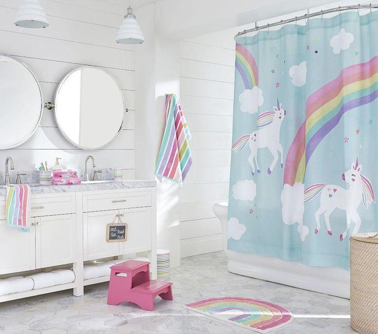 Pottery Barn Kids Bathroom
 Rainbow Bath Accessories