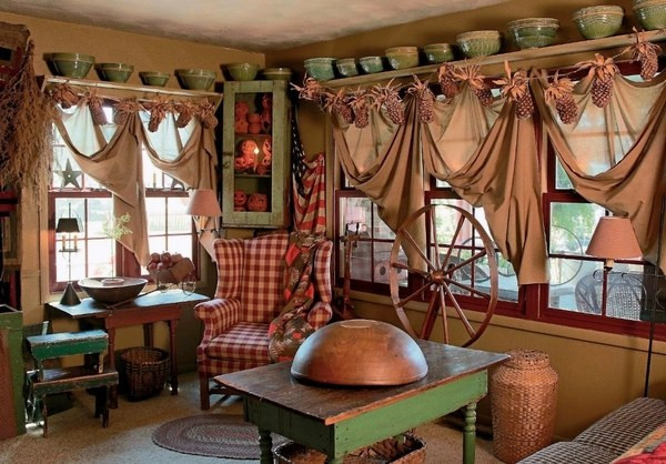 Primitive Curtains For Living Room
 Primitive curtains ideas – the charm of casual visual