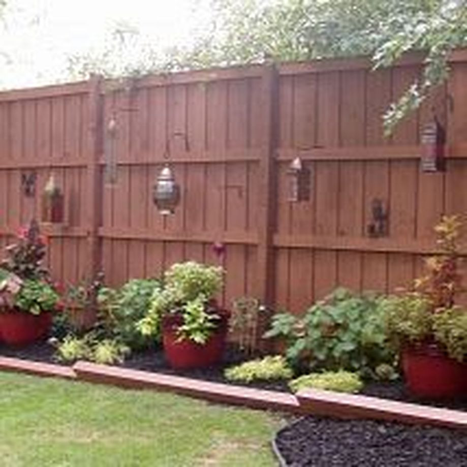 Privacy Fence Landscape
 Stunning Privacy Fence Line Landscaping Ideas 48