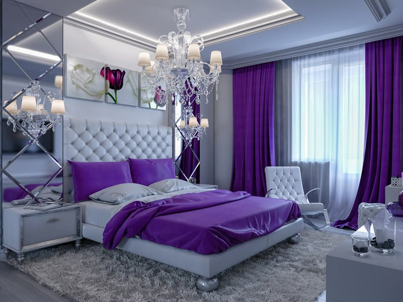Purple Bedroom Decor Ideas
 25 Purple Bedroom Designs and Decor Designing Idea