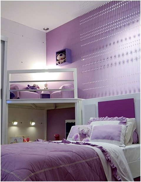 Purple Girls Bedroom
 Girls Purple Bedroom Decorating Ideas Interior design