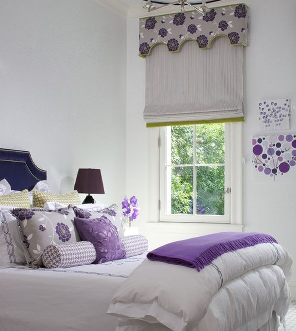 Purple Girls Bedroom
 Purple Rooms and Interior Design Inspiration