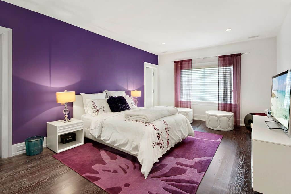Purple Master Bedroom Awesome 150 Gorgeous Master Bedrooms with Hardwood Floors
