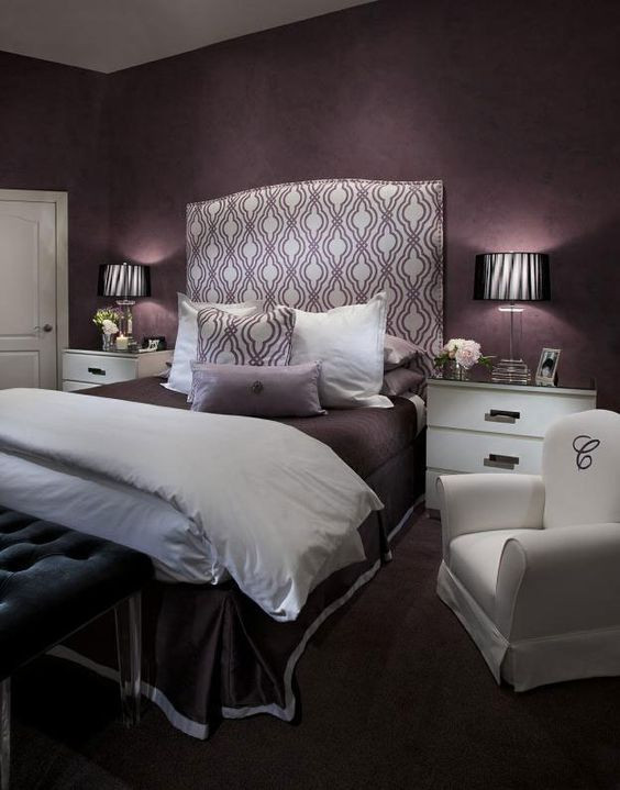 Purple Master Bedroom
 21 Stunning Purple Bedroom Designs For Your Home