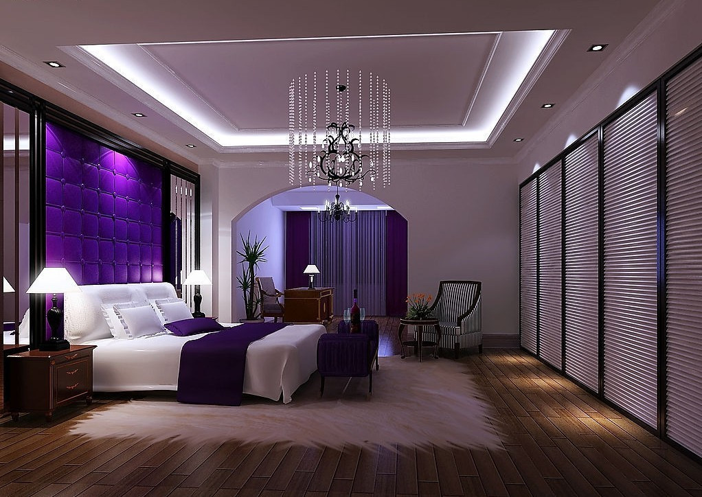 Purple Master Bedroom
 20 Beautiful Purple Bedroom Ideas