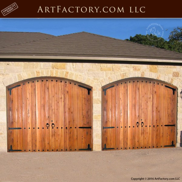 Quality Garage Doors
 High Quality Garage Doors Solid Arched Carriage Style Design