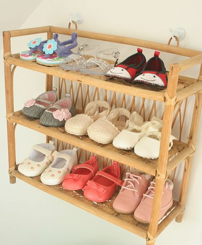 Rack Room Shoes For Kids
 what a great idea to store baby shoes