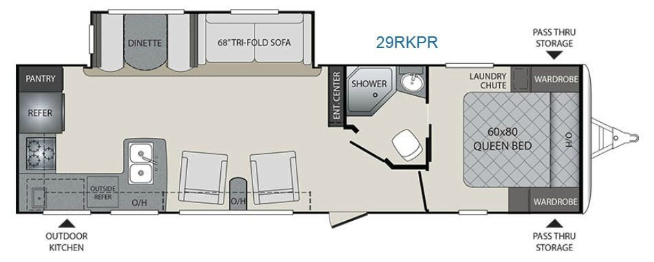 Rear Kitchen Rv Floor Plans
 travel trailers with rear kitchen floor plans Google