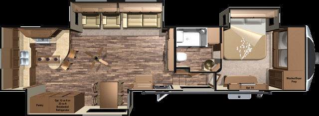 Rear Kitchen Rv Floor Plans
 5th wheel floor plans with rear kitchen