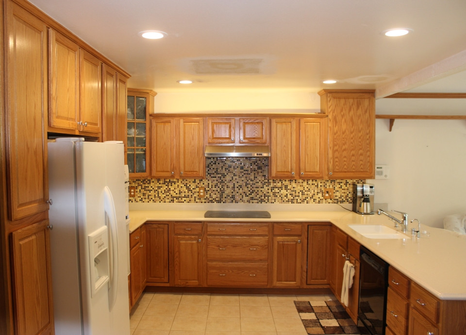 Recessed Lighting Layout Kitchen
 How to Update Old Kitchen Lights RecessedLighting