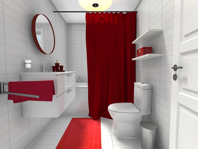 Red Bathroom Decor
 Bathroom Ideas