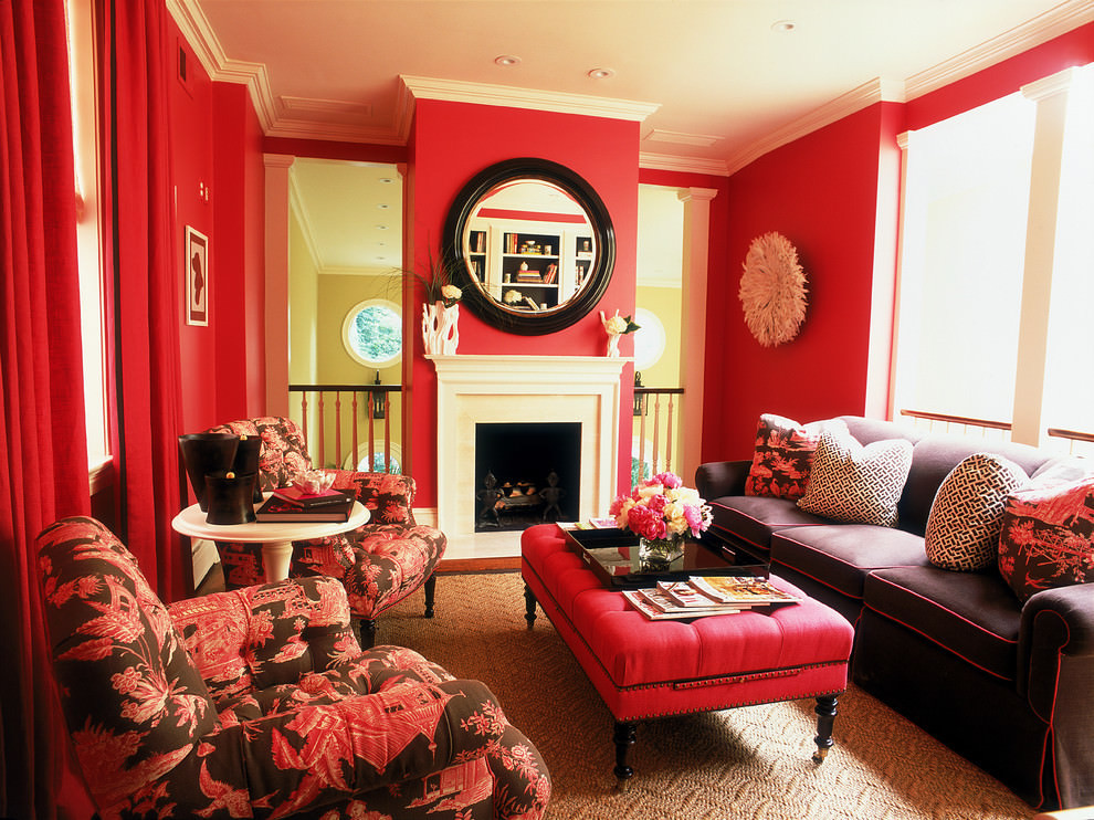 Red Living Room Decoration
 25 Red Living Room Designs Decorating Ideas